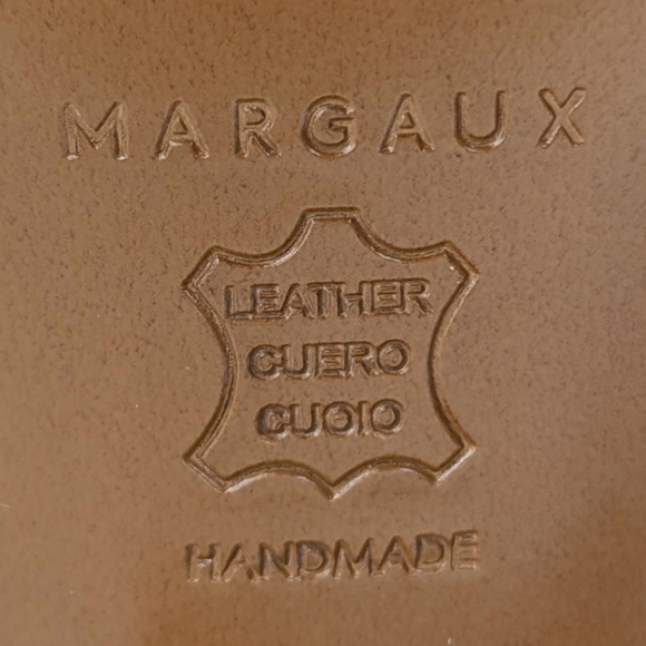 Margeaux The Heel Suede Pump Block Heel Patent Leather Accents Burgundy 38.5/8.5 - Picture 8 of 15